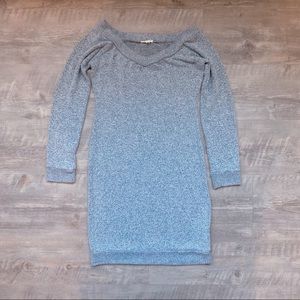 Soft Gray Sweater Dress